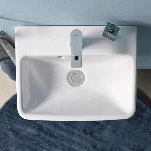 Duravit No. 1 wash hand basin 50 cm, with 1 tap hole 0743500000