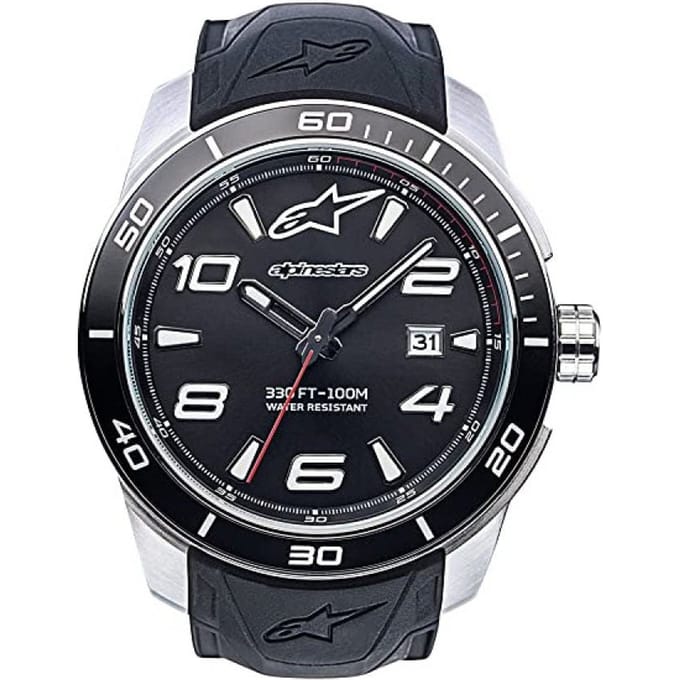 Horloge Alpinestars Tech Watch 3H Steel | 1036-96007