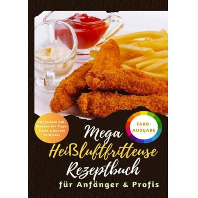 Mega Heißluftfritteuse Rezeptbuch: 150 Xxl-Rezepte Für Anfänger & Profis ! Gesund & - Maya Balance