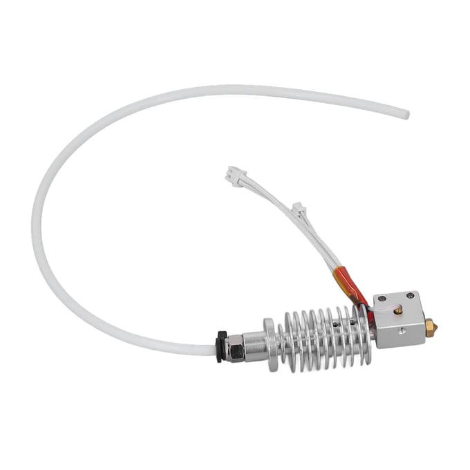 3D Printer Hotend 0.4mm Messing Nozzle Gelijkmatige Verwarming Soepele Output Printer Printkop voor Vyper 24V white