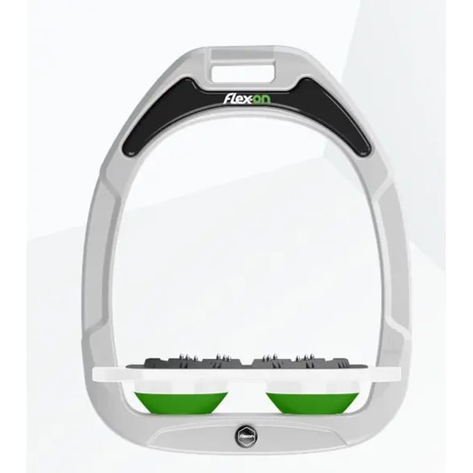 Platte Ultra Grip Beugels Wit/Wit/Groen Flex-On Green Composite