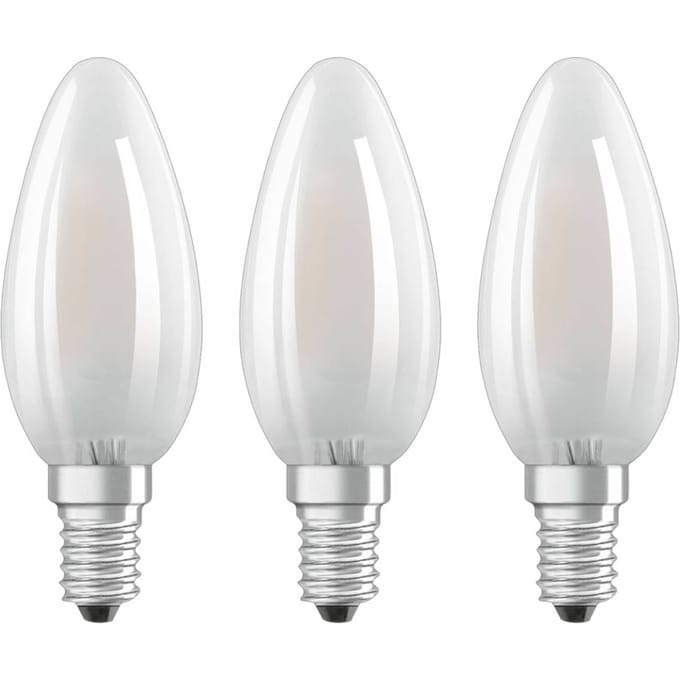 Osram Ledlamp Kaars Classic B - D3,5cm - Warm Wit - E14 - 4w - 3 Stuks