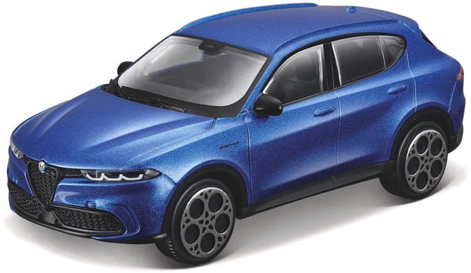 Bburago Alfa Romeo Tonale - Modelauto - Schaal 1:43 - Blauw