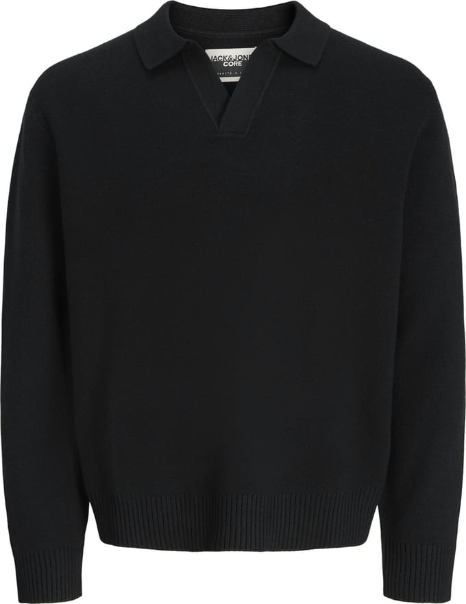 JACK&JONES - JCOCOVER KNIT SPLIT NECK POLO - Heren - Polo's