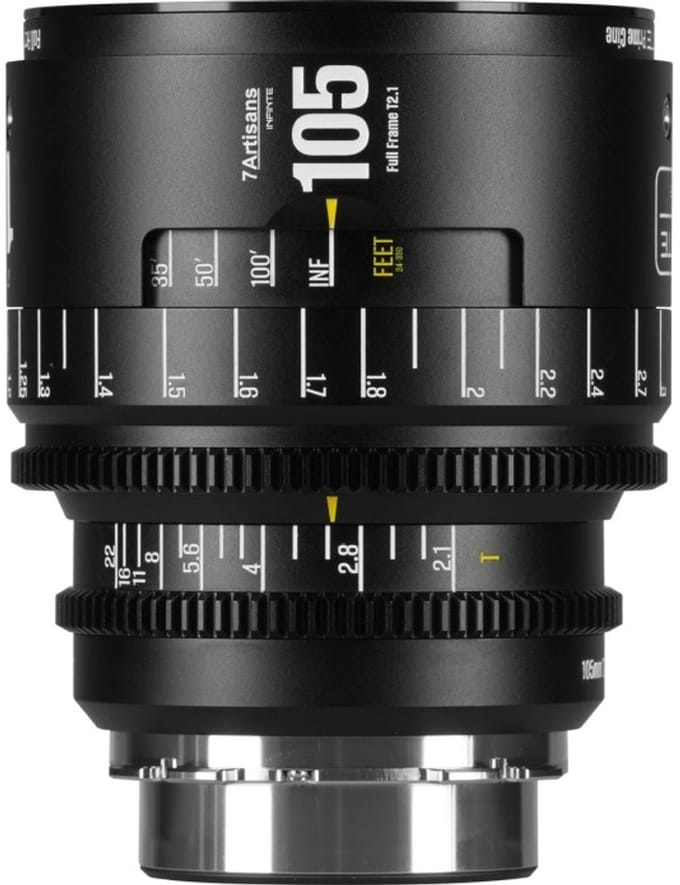 7Artisans Infinte 105mm T2.1 FullFrame DE-Clicked EF Mount