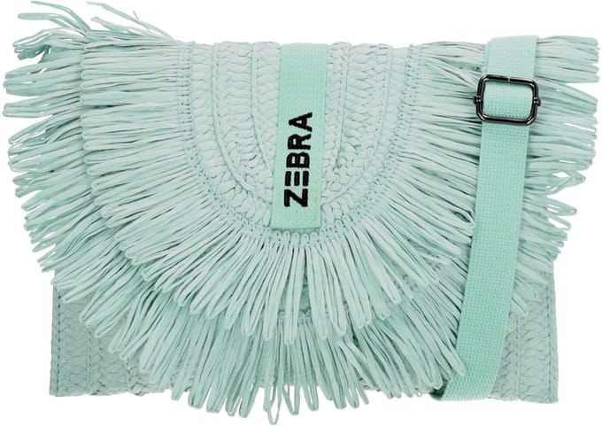 Zebra Trends Coco Crossbodytas - Schoudertas - Riet - Dames - Mint