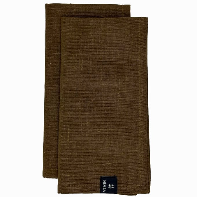 Himla Maya servet - 4 stuks - Wood