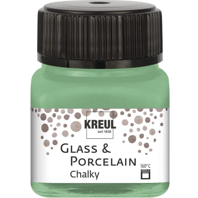 Glasverf - Porseleinverf - Rosemary Green - Extra Mat - Chalky - Kreul - 20ml