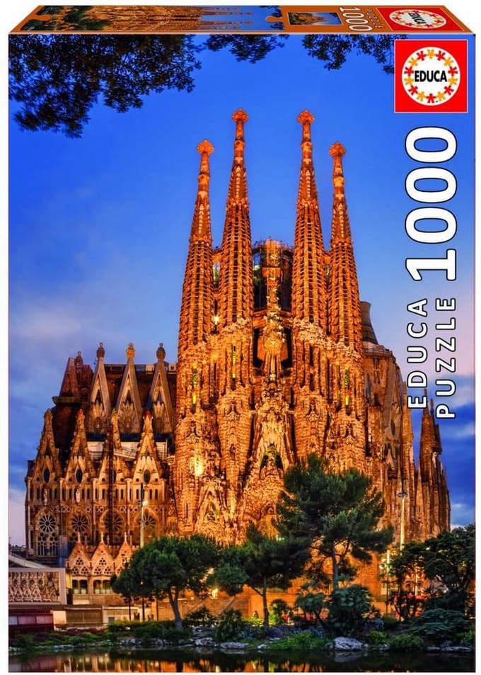 Educa - Puzzel - Sagrada Familia - 1000 stukjes - Legpuzzel