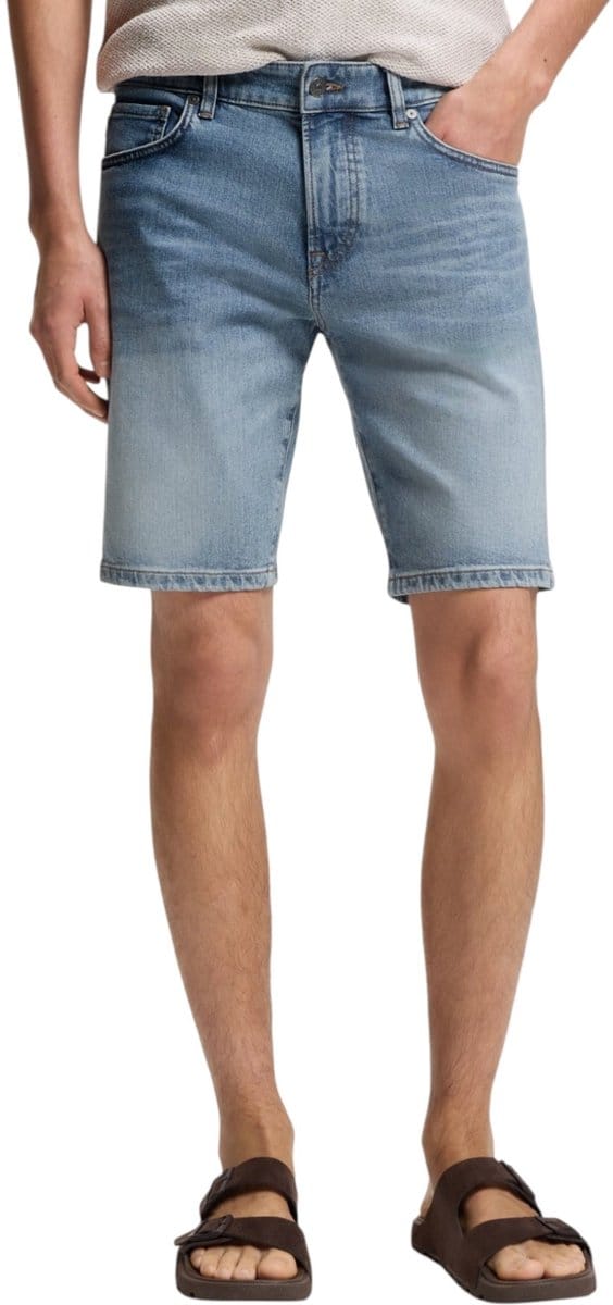 regular fit korte jeans van katoenmix model 'MAINE SHORTS'