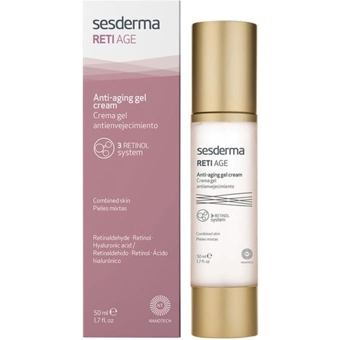 Anti-Aging Crème - Sesderma - Reti Age - Hydraterende Gel - 50 ml - Droge Huid