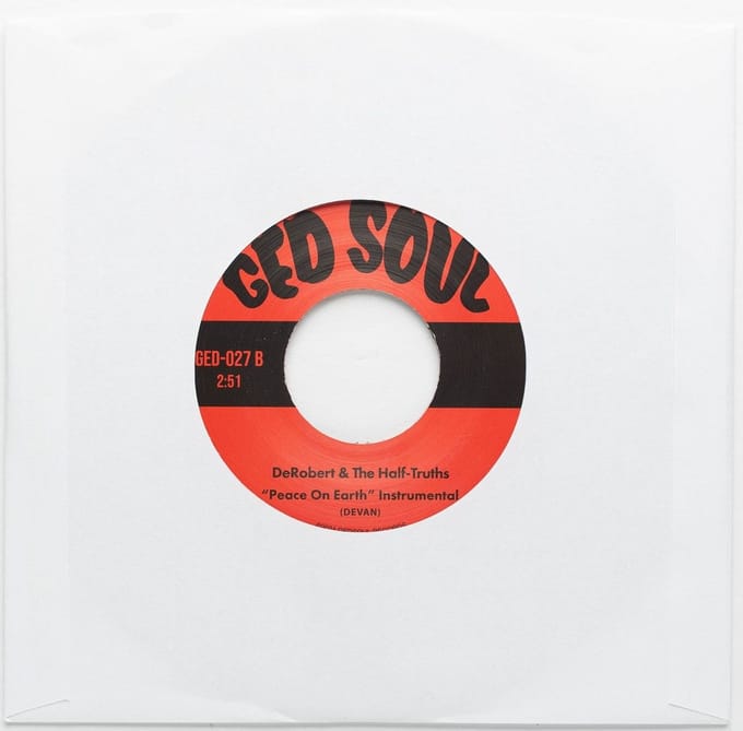 Derobert & The Half-Truths - Peace On Earth (7" Single)