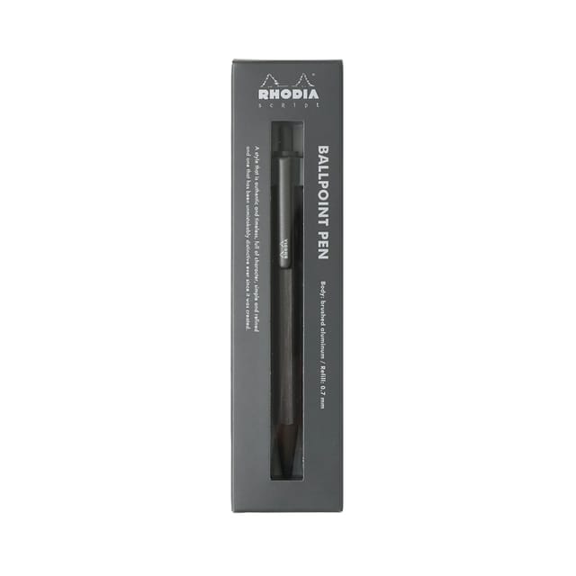 Rhodia scRipt Balpen - 0.7 mm - Titanium