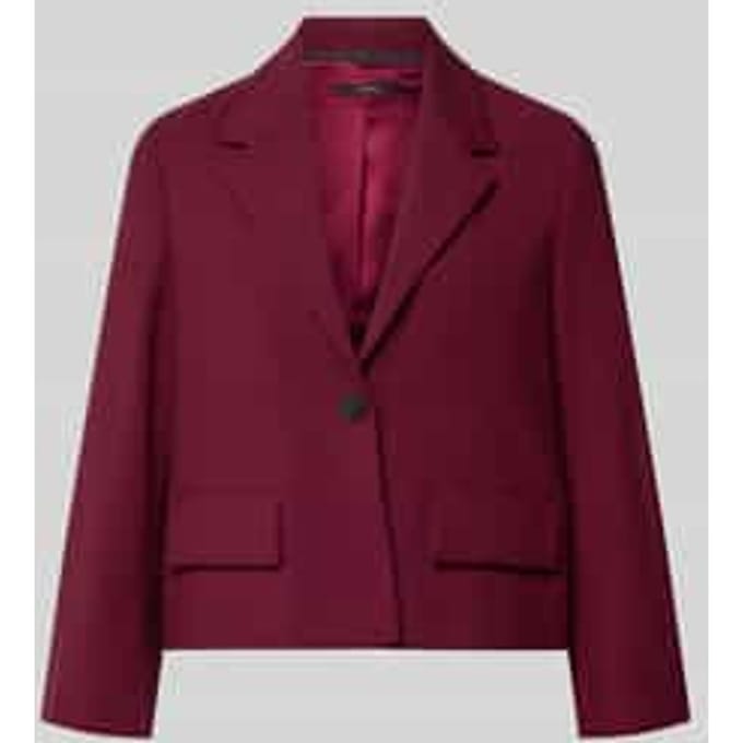 Boxy fit blazer met klepzakken