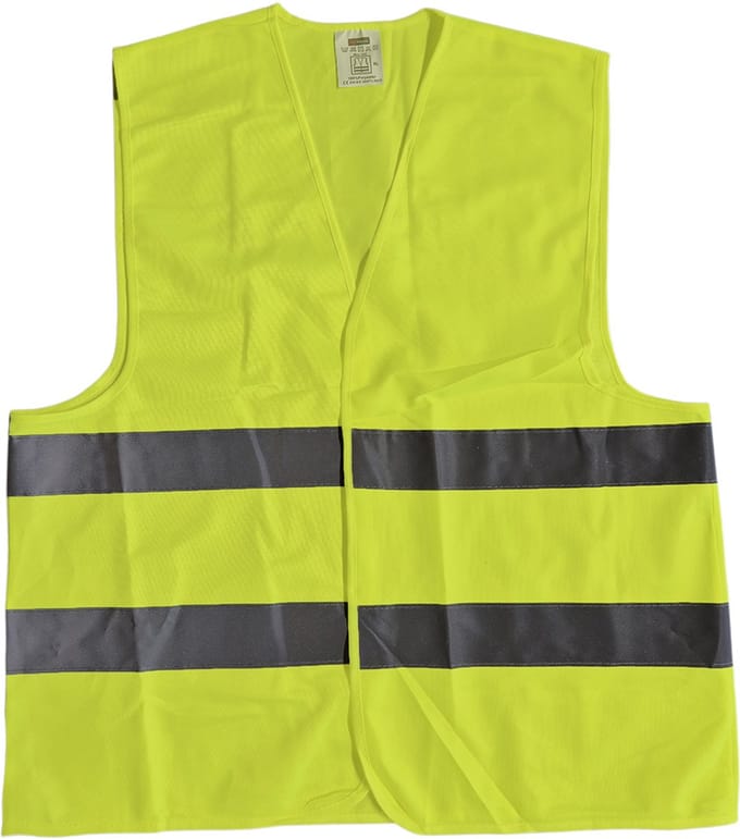 Mexxo Veiligheidshesje geel - 100% polyester - one size - reflecterend