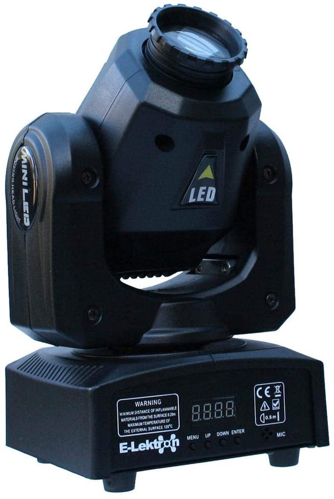 E-Lektron M004-30 LED moving head - Single LED met kleurenwiel - DMX
