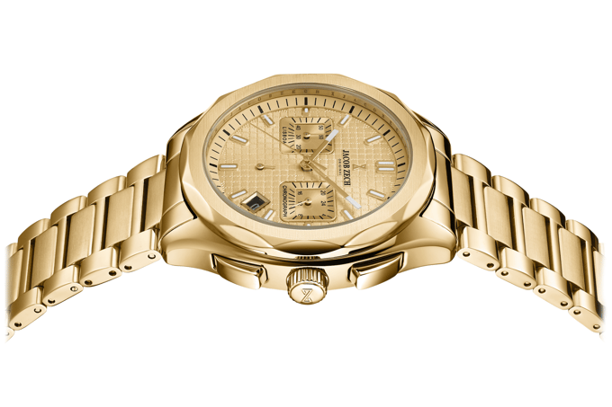 Jacob Zech - Heren Horloge Lisboa - Goud