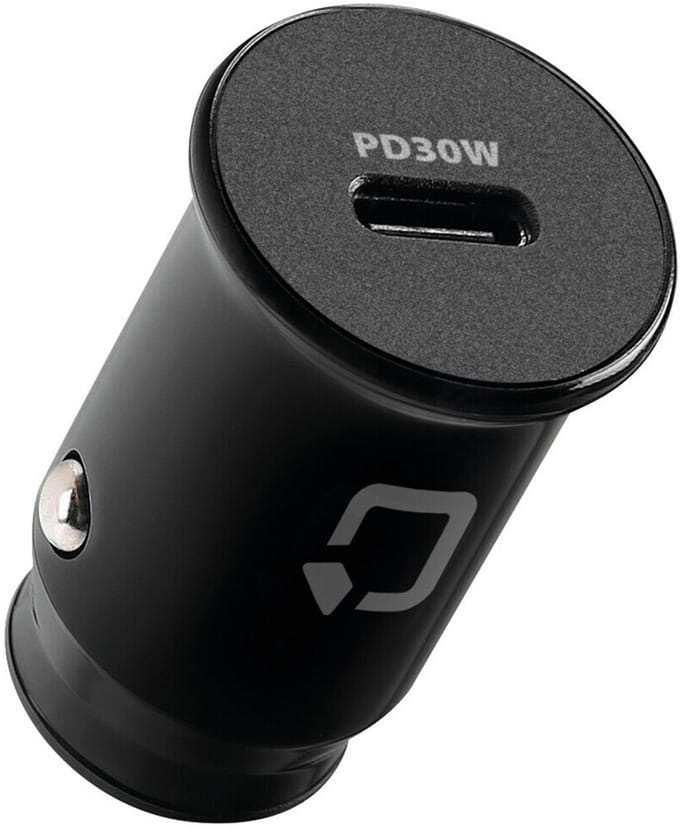 Optiline Aanstekerplug USB-C 30W 12/24V – Compacte Autolader voor Snel Opladen – Zwart