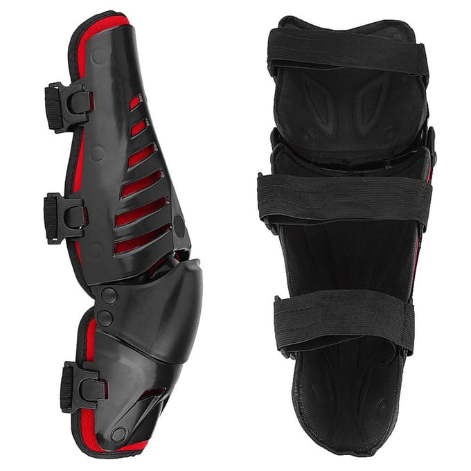 Paire de genouillères de protection pour moto, course, Motocross, équipement de protection black