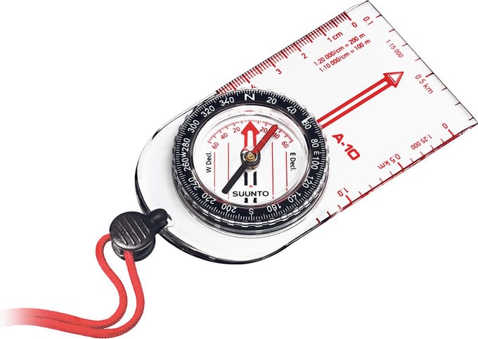 SUUNTO A-10 NH plaatkompas - Transparant
