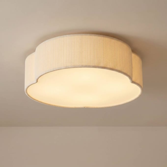 Lindby LED plafondlamp Winona, Cord, 48 cm, crème, CCT