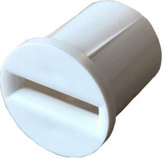 Bandgeleider kunststof rond 22 mm