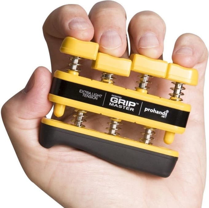 Gripmaster Extra licht - Geel - Handtrainer - Vingertrainer - ProHands - Handen, vingers en pols trainen