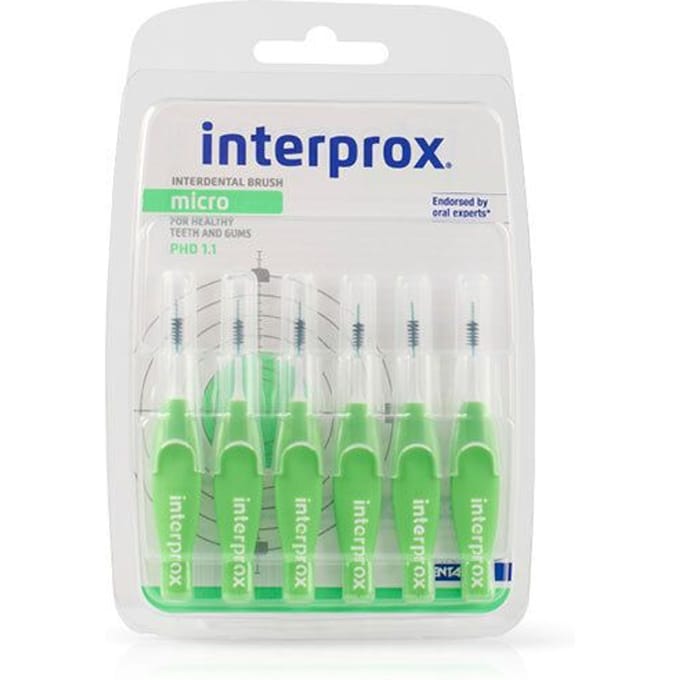 Interprox Micro - Groen - PHD 1,1 mm - 6 Ragers