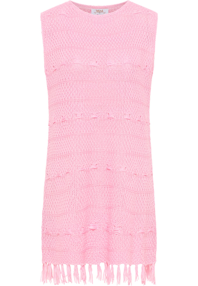 usha Gebreide jurk Dames roze