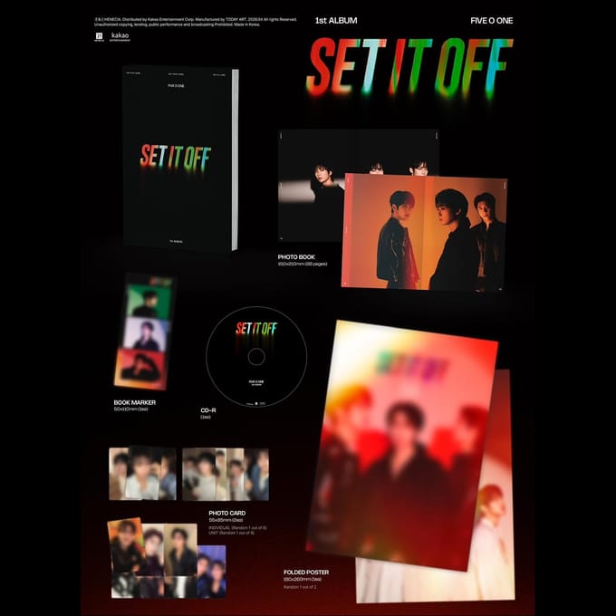FIVE O ONE [SET IT OFF] 1er Album (CD) + Cadeau gratuit 1EA gray