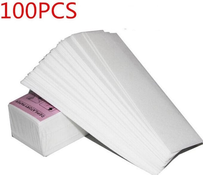 Harsstrips | ontharingsstrips | te gebruiken met wax (exclusief) | 100 stuks