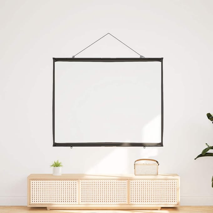 vidaXL - Projectiescherm - wandhangend - 60 - inch - 4:3