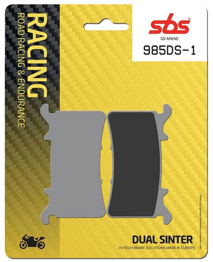 Sbs Dual Dynamic Racing Concept 985ds-1 Gesinterde Remblokken Goud