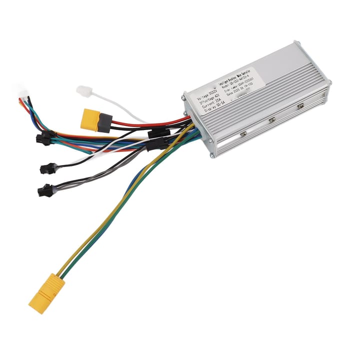52V 25A Motorcontroller Dubbele Aandrijving Elektrische Scooter Borstelloze Controller Elektrische Fiets white