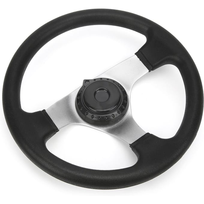 Volant 11,8 pouces avec ensemble de cache Convient pour DIY Go Kart Karting ATV UTV Pièces de Vélo Chine gray