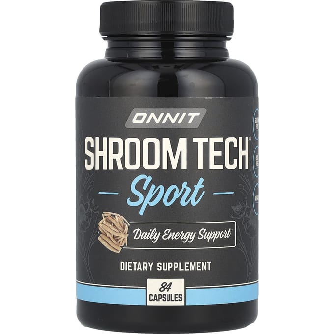 Onnit, Shroom Tech sports, amélioration quotidienne de l'énergie, 84 gélules