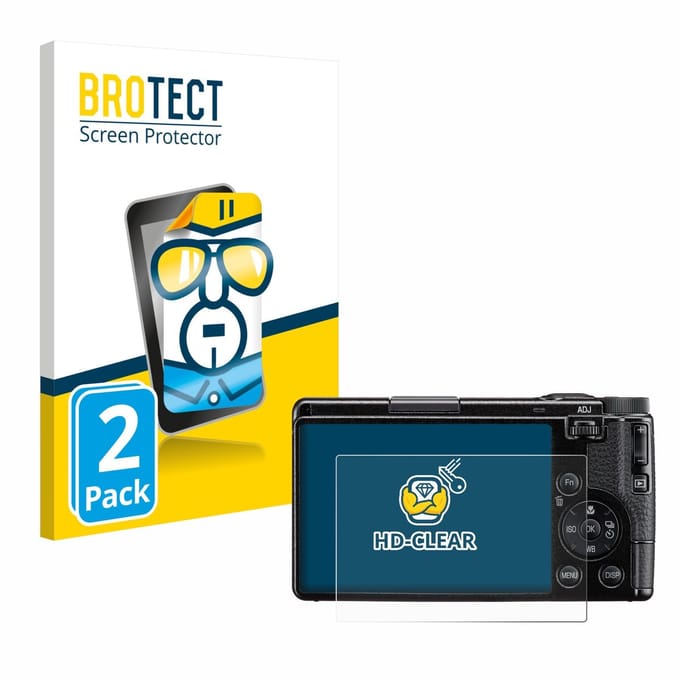 BROTECT - Screenprotector voor Ricoh GR IV 2025 / HDF - Folie Beschermfolie transparant 2 Stuks