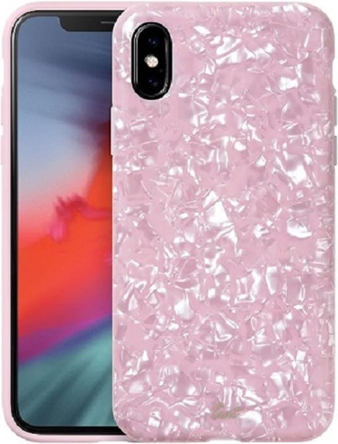 LAUT Pearl iPhone Xs Pink Rose