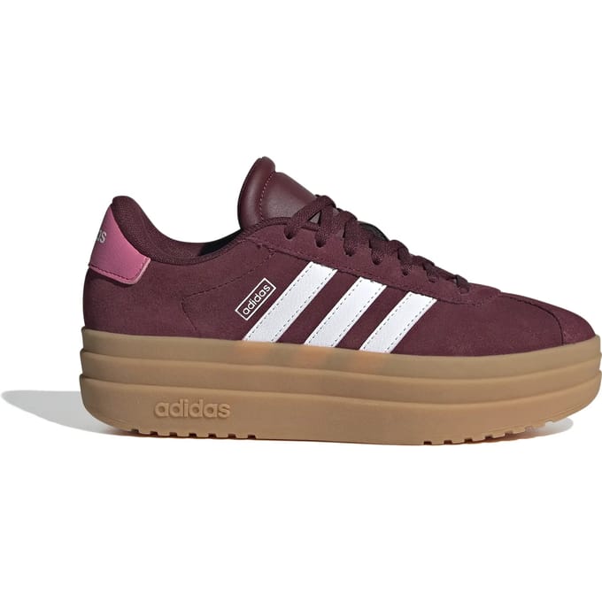 Adidas VL Court Kindersneakers - Rood - Maat 35.5 - Mesh/Synthetisch