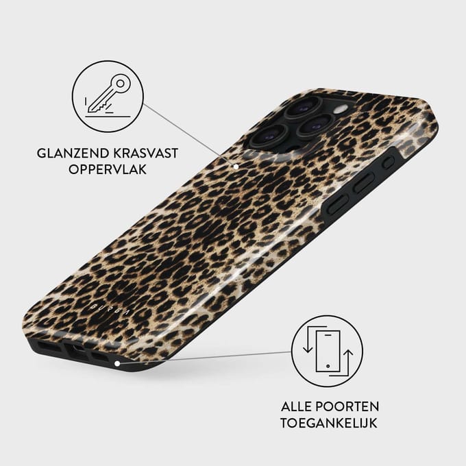 Burga Tough Case geschikt voor Apple iPhone 15 Pro - Player
