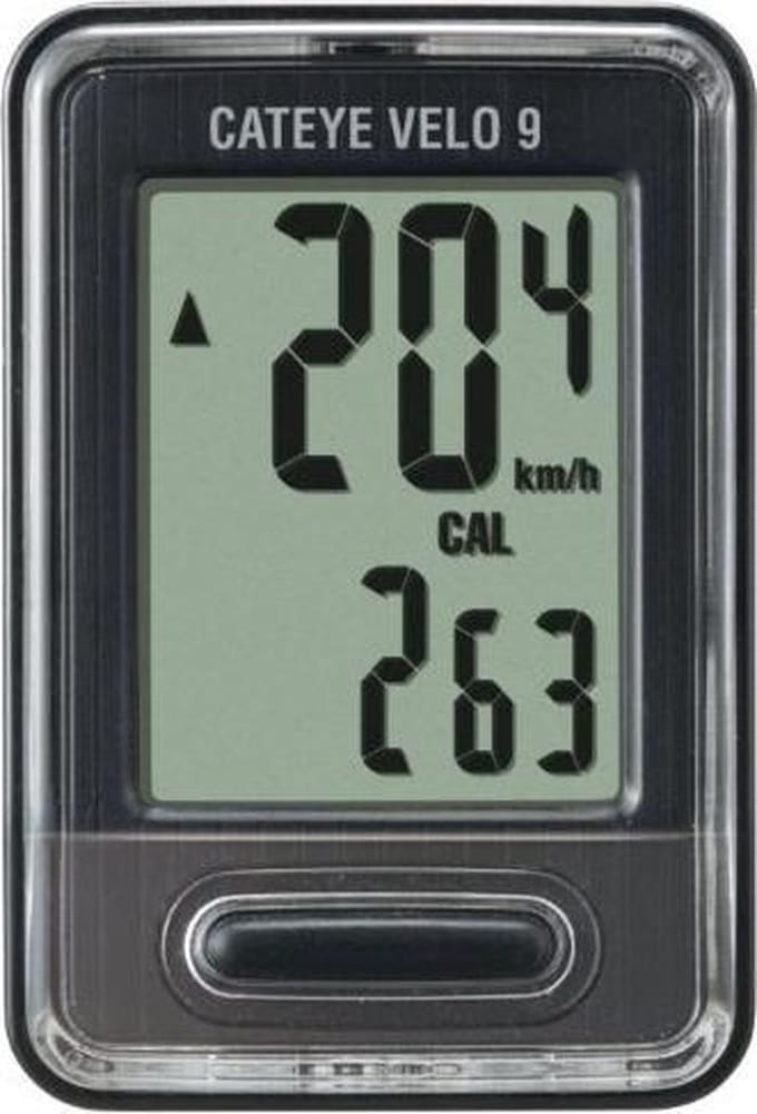 CatEye Velo 9 Fietscomputer - CC-VL820 - Zwart