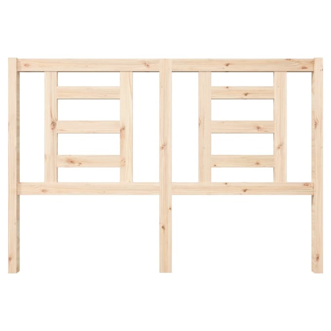 vidaXL - Hoofdbord - 146x4x100 - cm - massief - grenenhout