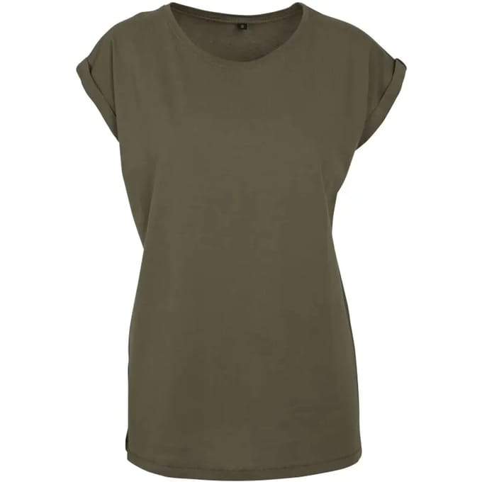 T-shirt dames Build Your Brand Extended Shoulder