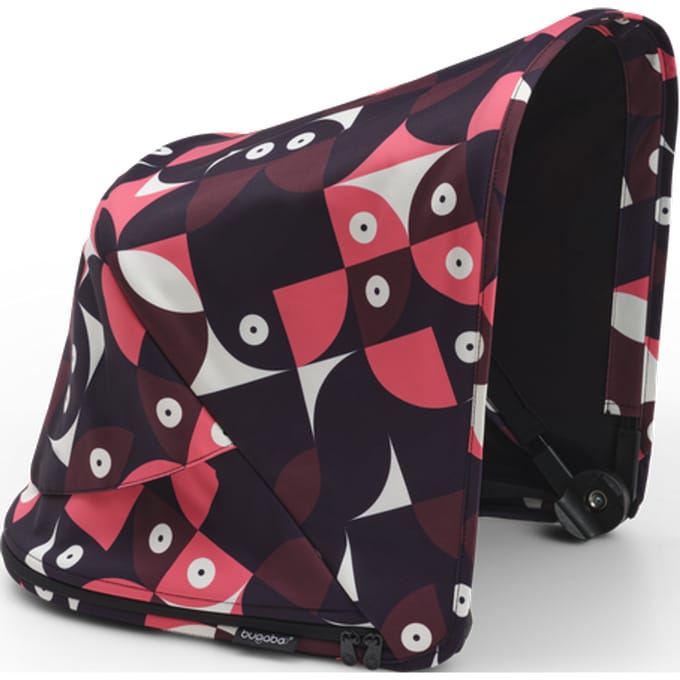 Bugaboo Fox 3 zonnekap - Animal Explorer pink-red Animal Explorer pink-red