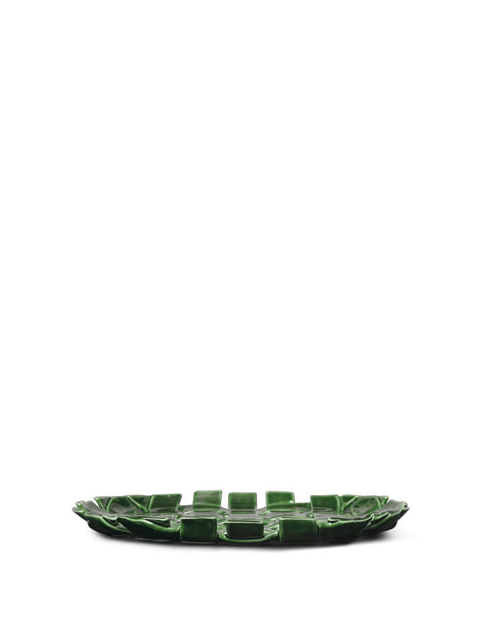 Ferm Living Plait dienblad - emerald green