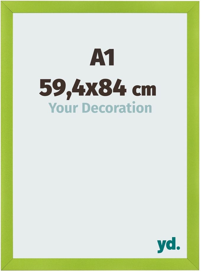 Your Decoration - Fotolijst A1 59,4x84 cm - MDF - Groen - Pisa