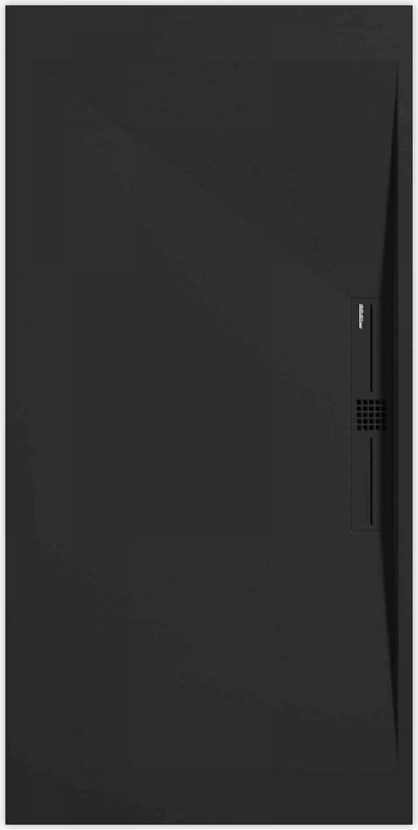 Sanifun douchebak Stone Side Black Smooth 1000 x 700 P