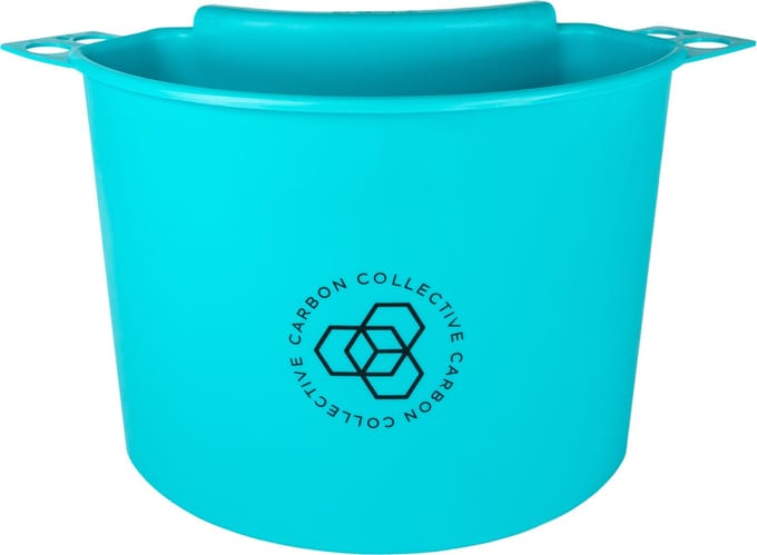 CARBON COLLECTIVE - Bucket Organiser - Teal Blue