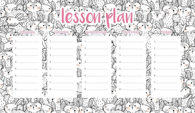 Wallvy - Magnetisch Lesplan - 30x17,5 cm - Droog uitwisbare Markers - Personaliseerbaar