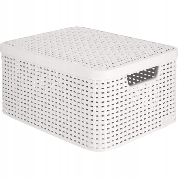 Curver Style Serie - Opbergbox met Deksel - 18L - Lichtgrijs